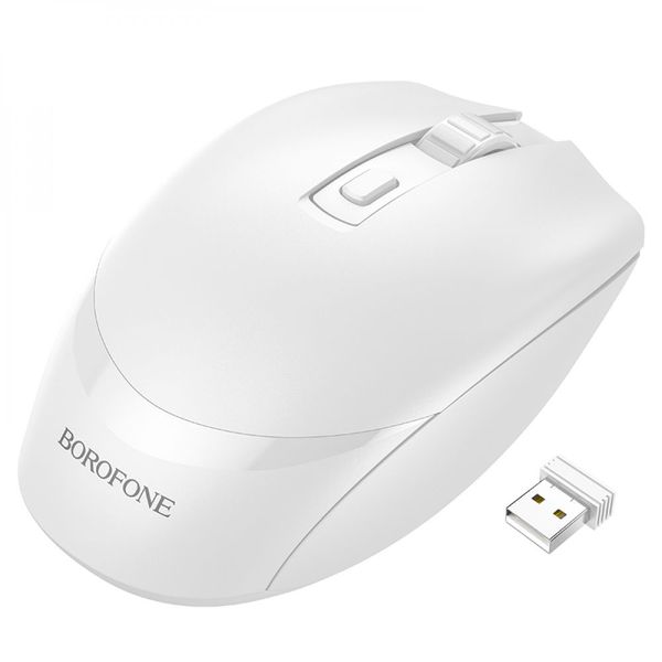 Wireless Мышь Borofone BG7 Цвет Белый 30298_2614252 фото