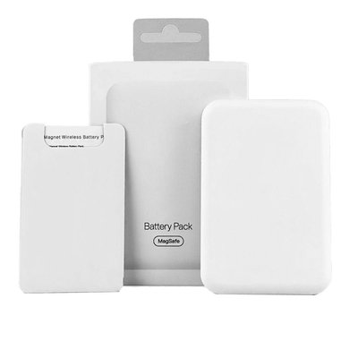 Power Bank Apple MagSafe Battery Pack 5000mAh Logo Цвет Белый 33522_3209581 фото