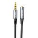 Кабель Aux Hoco UPA20 3.5 audio extension cable 2м Колір Cірий 30095_2490613 фото 2