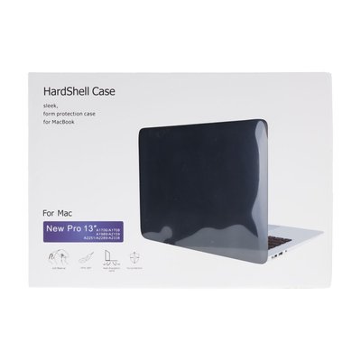 Чохол HardShell Case for MacBook 13.3 Pro (A1706/A1708/A1989/A2159/A2289/A2251/A2338) Колір Gray 28061_1848779 фото