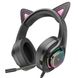 Ігрові Навушники Hoco W107 Cute Cat Ear Колір Зелений 30376_2715049 фото 4