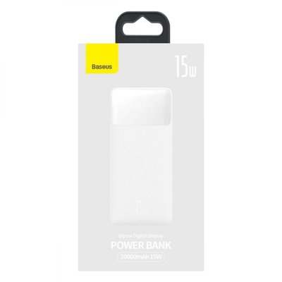 Power Bank Baseus Bipow 15W 20000 mAh Cable USB to Micro 25cm (PPBD0501xx) Цвет Белый, 02 32930_2955085 фото