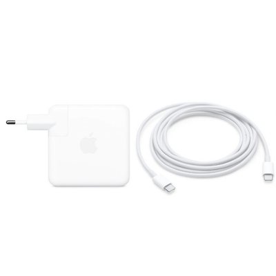 Мережевий Зарядний Пристрій Macbook USB-C PD96W 1:1 М'ята упаковка Колір Білий 33354_3084677 фото