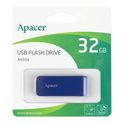 USB Flash Drive Apacer AH334 32gb Цвет Синий 33291_3030407 фото