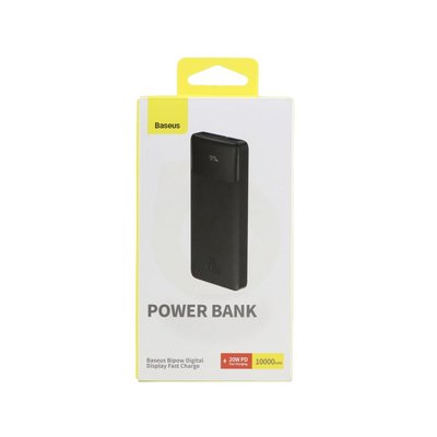 Універсальна Мобільна Батарея Power Bank Baseus Bipow 20W 10000 mAh Cable USB to Micro 25cm (PPBD050301) Колір Чорний, 01 32932_2955089 фото