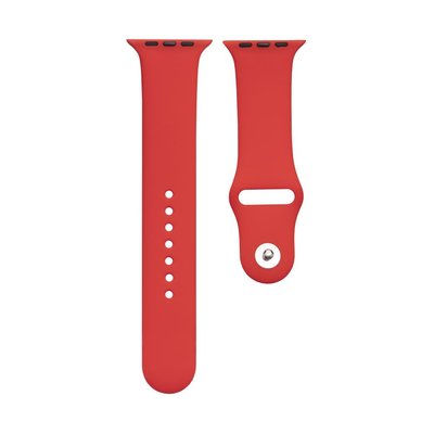 Ремінець для Apple Watch Band Silicone One-Piece Size-S 42/44/45/49 mm УЦІНКА Колір 14, Red 32634_2918302 фото