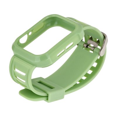Ремінець для Apple Watch Band Silicone Shine + Protect Case 44mm Колір Midnight Green 27675_2628456 фото