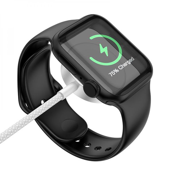 Бездротовий Зарядний Пристрій Hoco CW46 Apple Watch 1-8, SE/SE2, Ultra Колір Бiлий 32379_2917318 фото