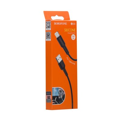 Кабель USB Borofone BX30 Silicone Lightning Колір Білий 19017_156106 фото