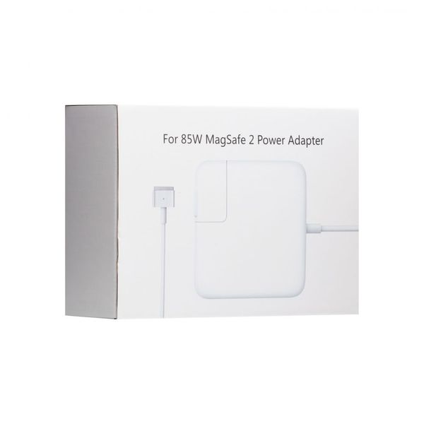 Мережевий Зарядний Пристрій Macbook MagSafe 2 PD85W NO LOGO Колір Бiлий 31698_2907842 фото
