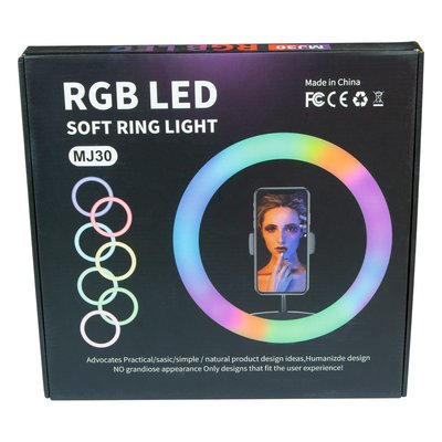 Лампа RGB MJ30 30cm Цвет Черный 27350_1830510 фото