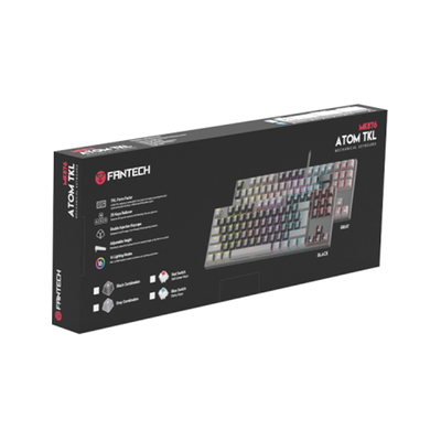Клавиатура Игровая Fantech ATOM MK876 Red Switch Цвет Серый/Черный 32059_3323277 фото