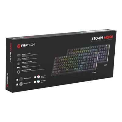 Клавиатура Игровая Fantech ATOM96 MK890 Red Switch Цвет Серый/Черный 32063_3323275 фото