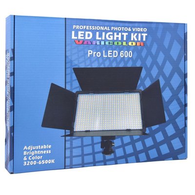 Лампа LED Camera Light 29cm (E-600) Колір Чорний 27692_1838880 фото