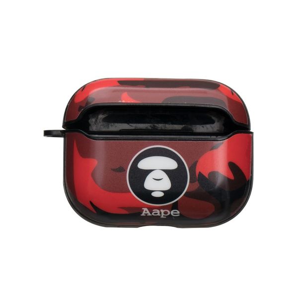 Футляр для навушників Airpods Pro Glossy Brand Колір 12, Aape red 22799_1005936 фото