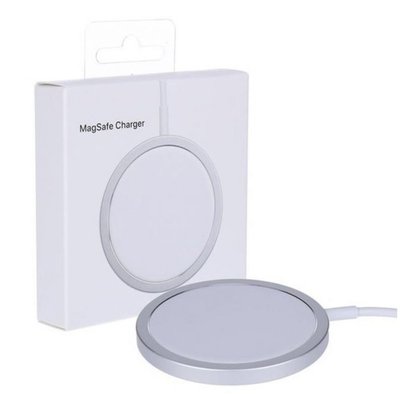 Бездротовий Зарядний Пристрій MagSafe USB-C 15W 1:1 Колір Бiлий 31740_2907900 фото