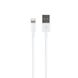 Кабель USB Apple Lightning 1m 1:1 Колір Білий 32081_2909976 фото 2
