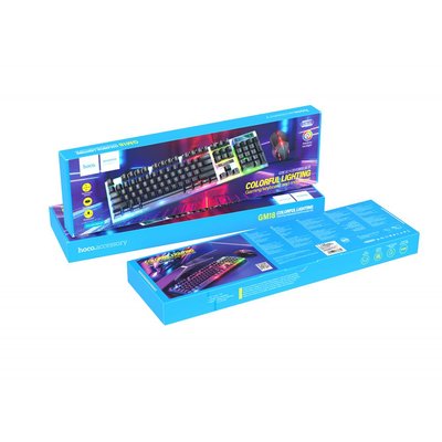 Клавиатура и Мышь Игровая Hoco GM18 Цвет Черный 30022_2473653 фото