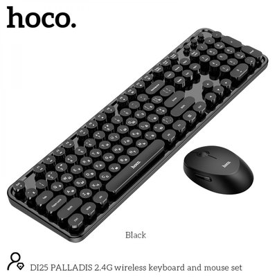 Беспроводная Клавиатура и Мышь Hoco DI25 Palladis Цвет Черный 32485_2917906 фото