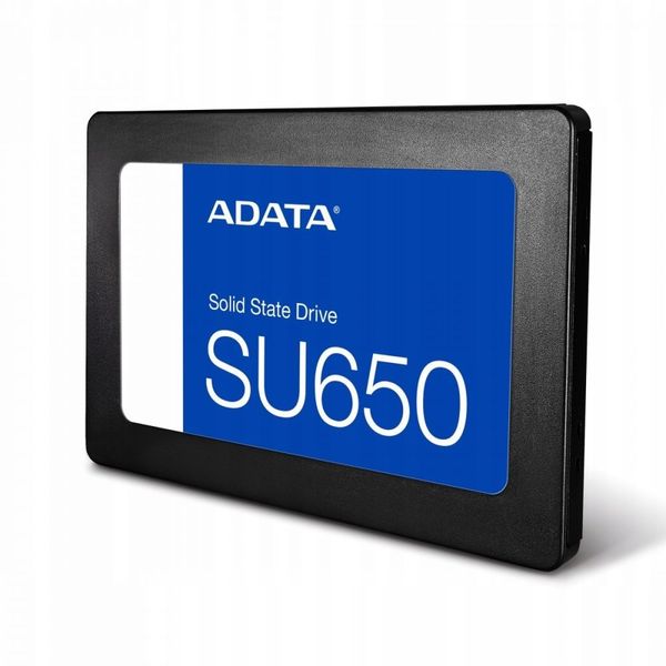 SSD Диск ADATA Ultimate SU650 960GB 2.5&amp;quot; SATA III 3D TLC (ASU650SS-960GT-R) Характеристика Черный 33402_3161224 фото