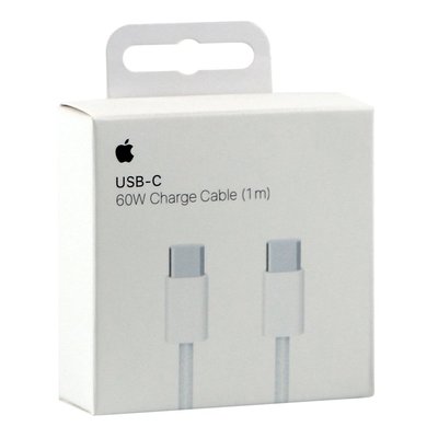 USB Apple Type-C to Type-C New Design Nylon 60W 1:1 Мятая упаковка Цвет Белый 34126_3325818 фото