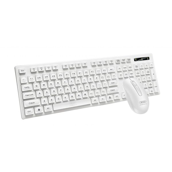 Беспроводная Клавиатура и Мышь XO KB-02 Цвет Белый 30000_2471872 фото