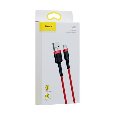 USB Baseus USB to Micro 2.4A CAMKLF-B Цвет Красный, 09 274_65416 фото