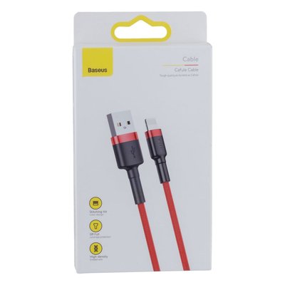USB Baseus USB to Lightning 2.4A CALKLF-B Цвет Красный, 09 809_1830526 фото