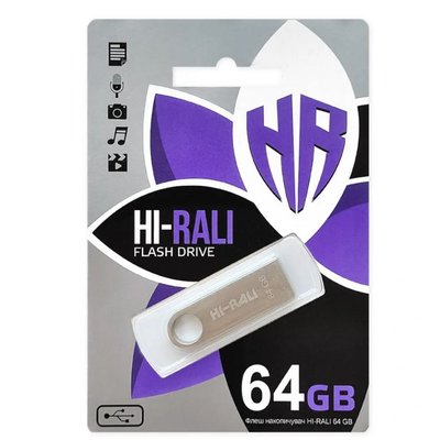 USB Flash Drive Hi-Rali Shuttle 64gb Цвет Черный 30739_2918212 фото