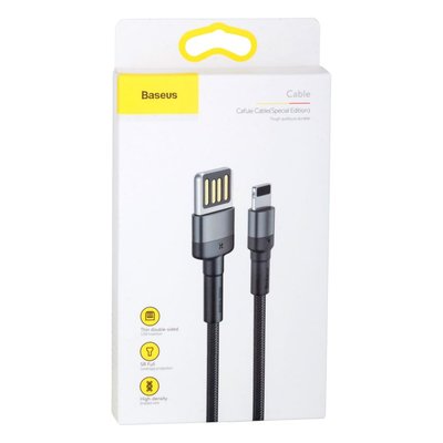 USB Baseus USB to Lightning 1.5A 2m CALKLF-H Цвет Серо-Черный, G1 19871_160625 фото