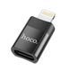 Перехідник Hoco UA17 iP Male to Type-C female USB2.0 adapter Колір Чорний 31553_2906978 фото 2
