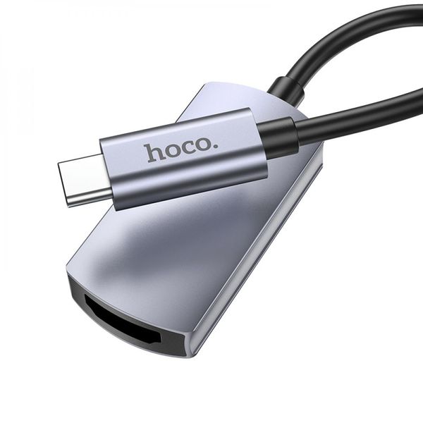 Перехідник Hoco UA20 Presage Type-C to HDTV converter Колір Сiрий 31720_2907878 фото