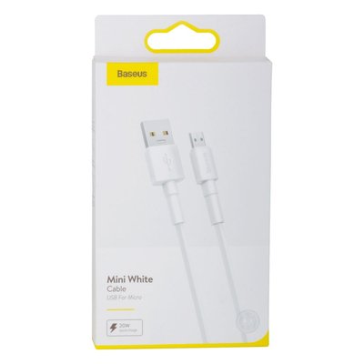 USB Baseus USB to Micro 4A 2m CAMSW-E Цвет Белый, 02 26335_1821278 фото