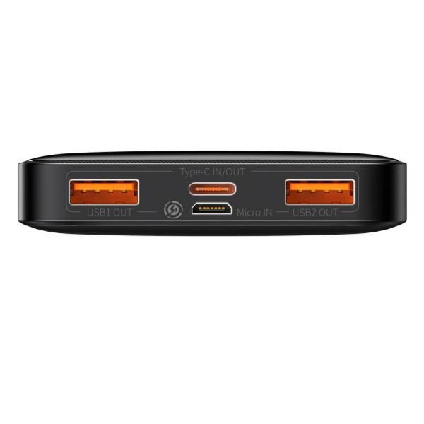 Power Bank Baseus Bipow 20W 10000 mAh Cable USB to Micro 25cm (PPBD050301) Цвет Черный, 01 32932_2955089 фото