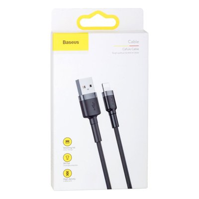 Кабель USB Baseus USB to Lightning 2A 3m CALKLF-R Колір Червоно-Чорний, 91 26371_1821344 фото