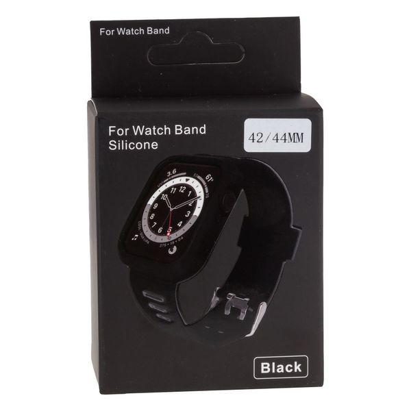 Ремінець для Apple Watch Band Silicone Shine + Protect Case 44mm Колір Light Green 27675_2628454 фото