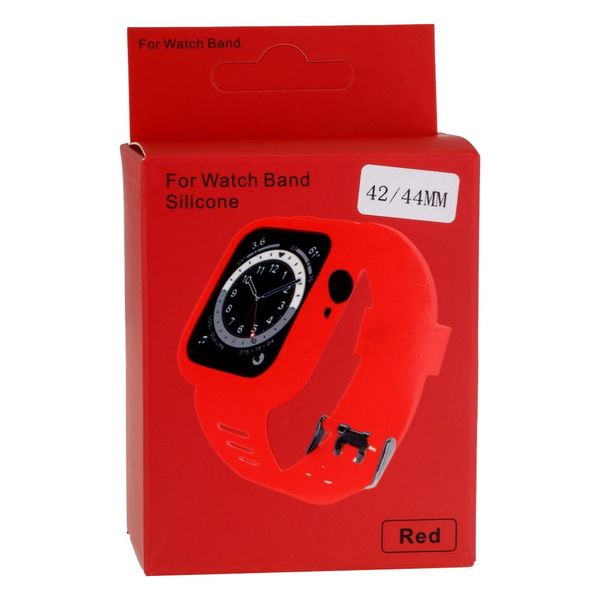 Ремінець для Apple Watch Band Silicone Shine + Protect Case 44mm Колір Light Green 27675_2628454 фото